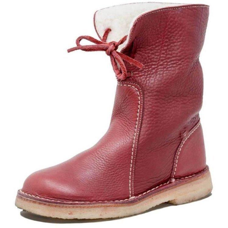Women's Waterproof Winter Boots with Fleece and Wool Lining