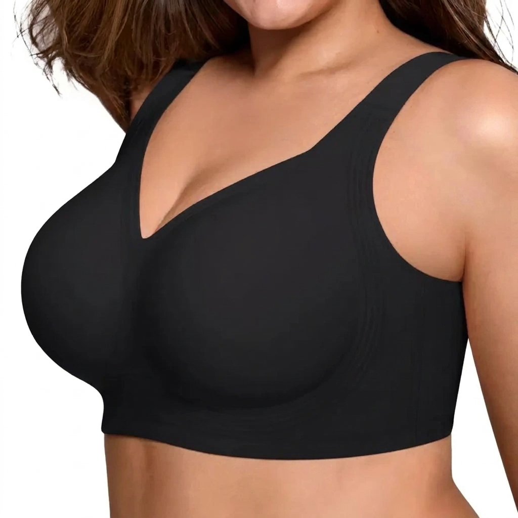 Women's Wireless Full-Coverage Supportive Push-Up Bra