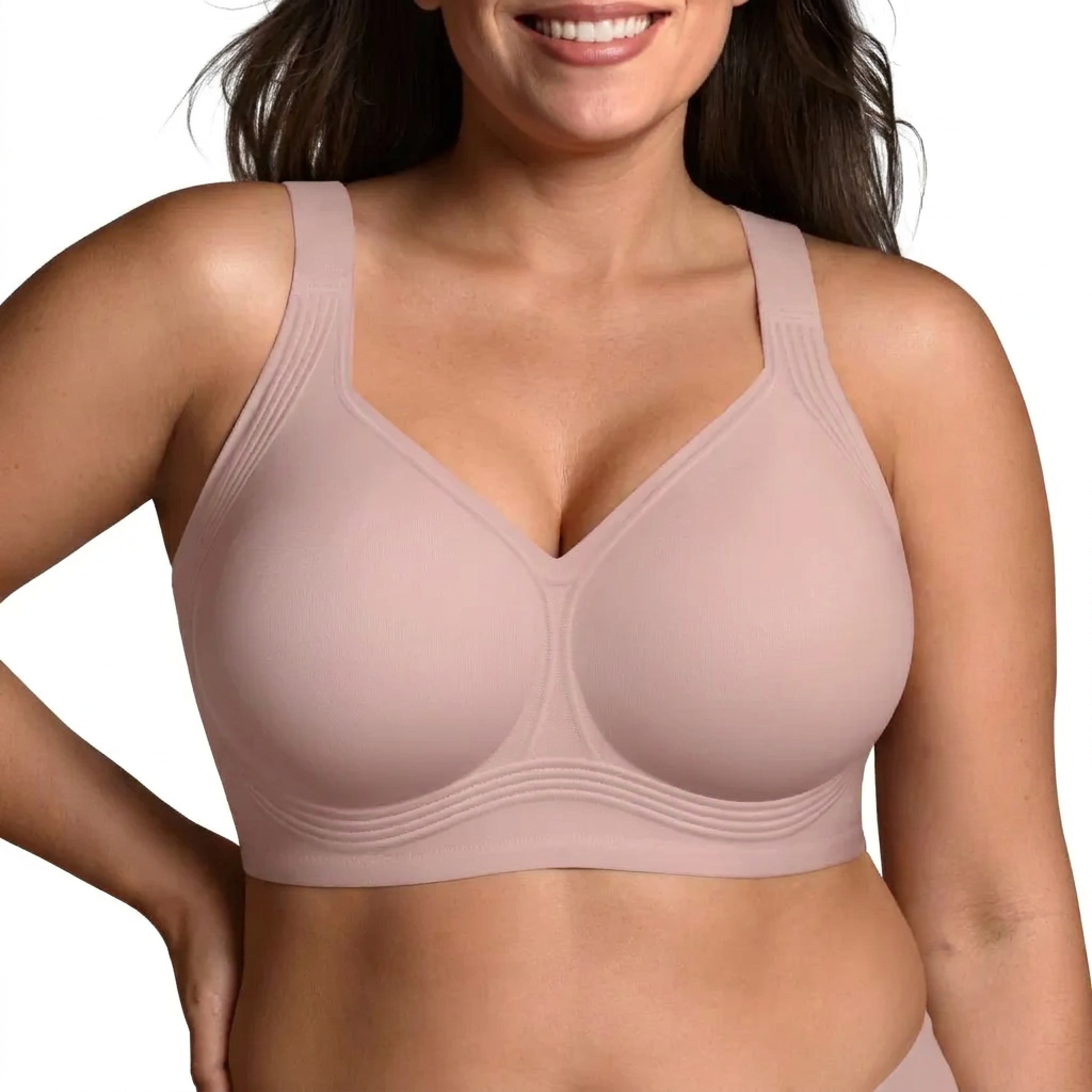 Women's Wireless Full-Coverage Supportive Push-Up Bra