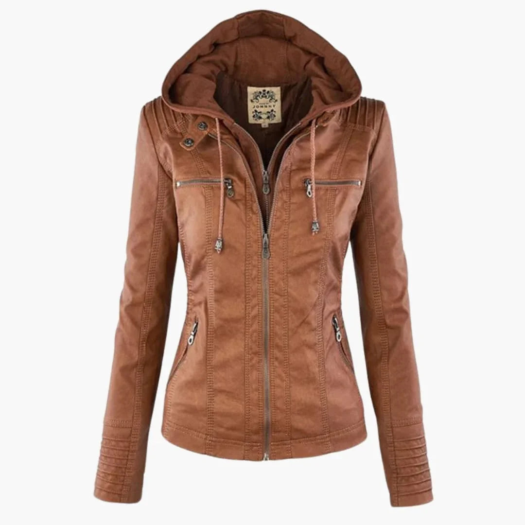 Women's Zip-Up Hooded Jacket