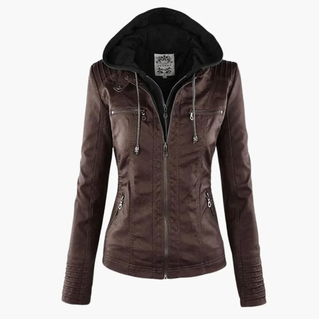 Women's Zip-Up Hooded Jacket